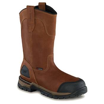 Red Wing Férfi FlexForce 11-inch Waterproof Safety Toe Munkavédelmi Bakancs Barna